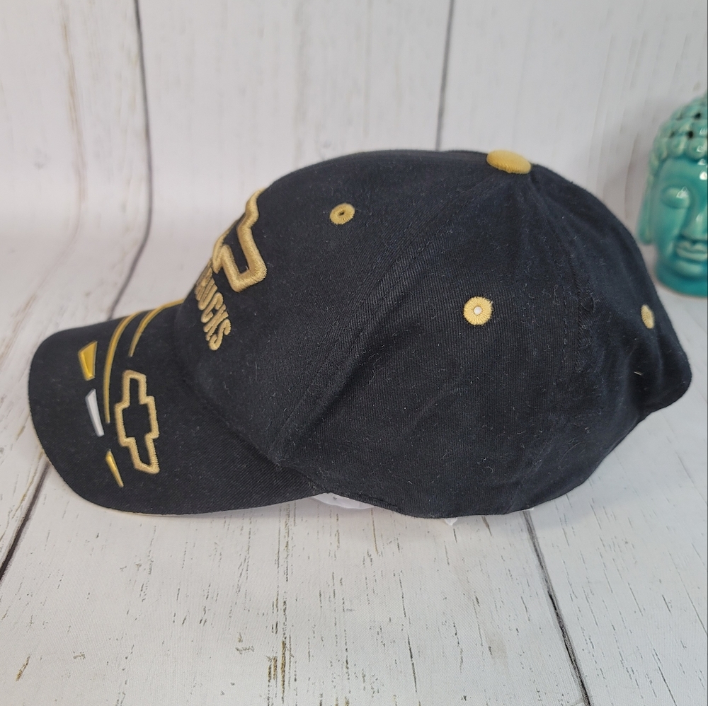 Chevy Trucks GM Baseball Cap Black/Gold Snap Back Hat Men's One Size Unisex - Picture 4 of 9